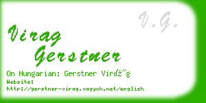 virag gerstner business card